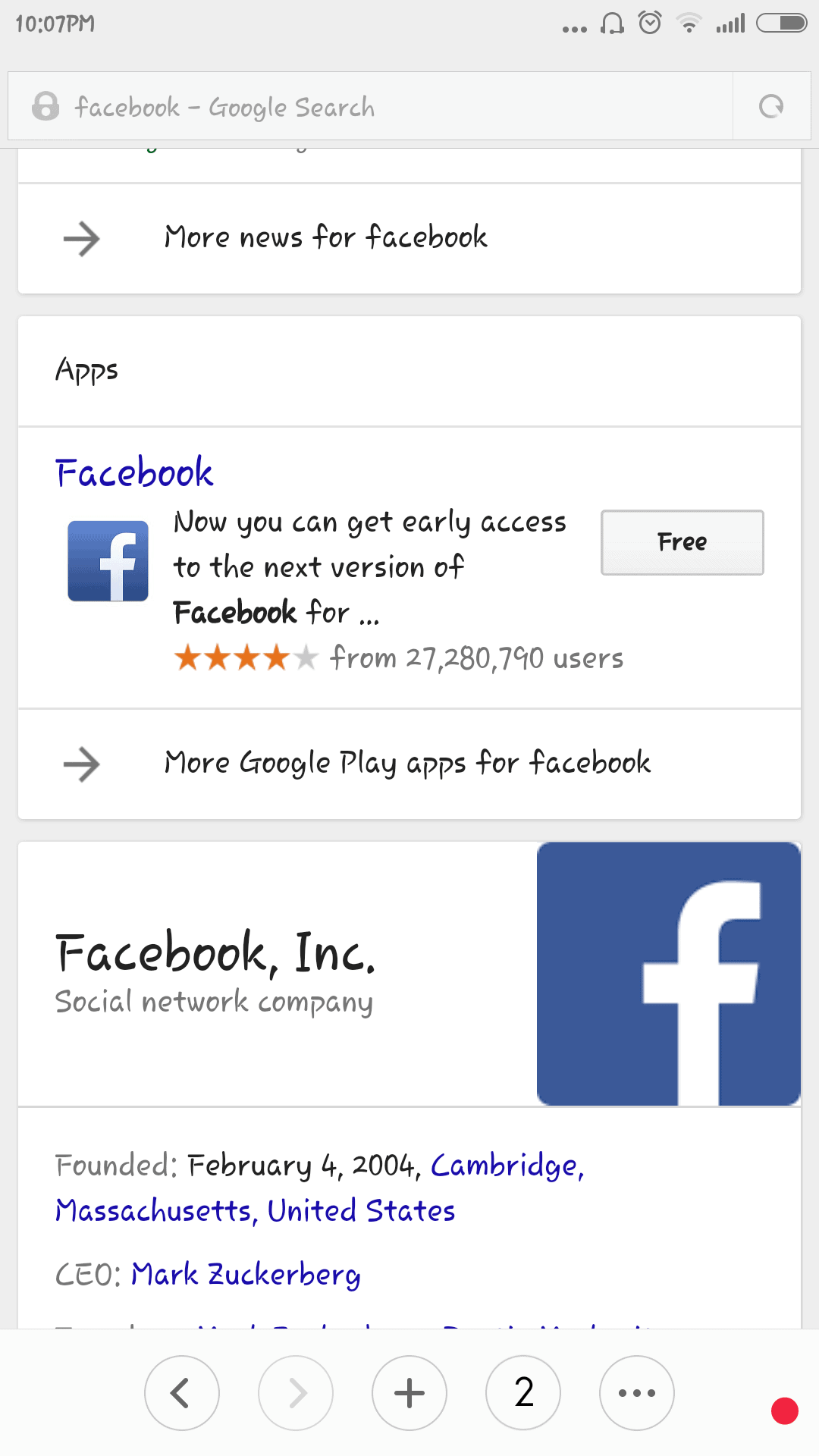 facebook-app-serps