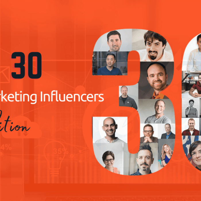 Top 30 Digital Marketing Influencers